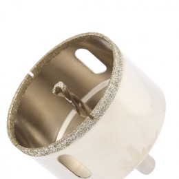 Matrix Сверло алмазное по керамограниту, 68 х 67 мм, трехгранный хвостовик 726683