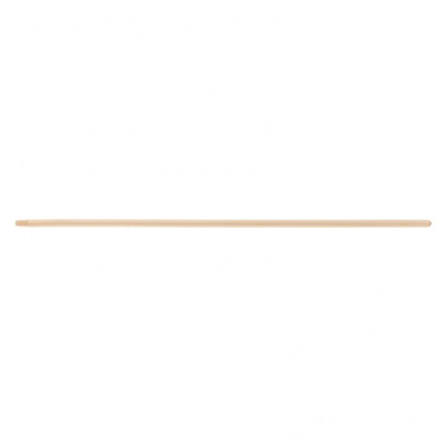 Черенок деревянный, 23 х 1200 мм, высший сорт, с резьбой (подходит для метел, щеток), Россия, Сибртех 68431