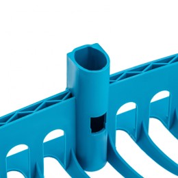 Palisad Грабли пластиковые, 565 мм, 18 прямых зубьев, усиленные, Luxe, 61733