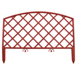 Palisad Забор декоративный Сетка, 24 х 320 см, терракот, Россия, 65026