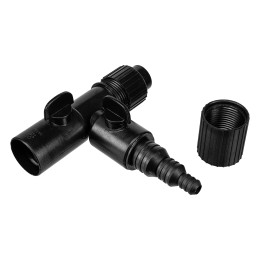 Denzel Насос фонтанный FNP110-34, 112 Вт, подъем 3,4 м, 3400 л/ч, колокольчик/каскад/гейзер 99032