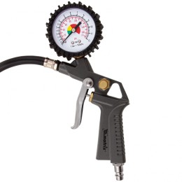 Matrix Набор пневмоинструмента, 5 предметов, быстросъемное соединение, краскораспылитель с верхним бачком 57304