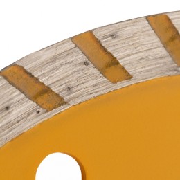 Denzel Диск алмазный, отрезной Turbo, 125 х 22.2 мм, сухая резка 73108