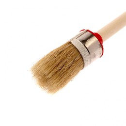 Matrix Кисть круглая, Профи №4 (25 мм), натуральная щетина, деревянная ручка 82042