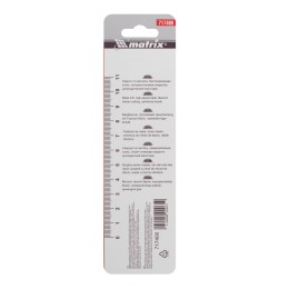 Matrix Сверло по металлу, 4 мм, HSS, нитридтитановое покрытие, цилиндрический хвостовик 717400