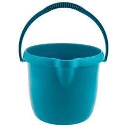 Palisad Ведро пластмассовое круглое 12 л, бирюзовое, Home 929575