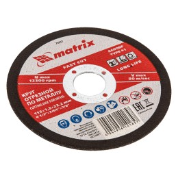 Matrix Круг отрезной по металлу, 115 х 1.2 х 22 мм 74327
