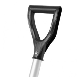 Сибртех Лопата для уборки снега пластиковая, 470х350х1340 мм, алюминиевый черенок, Россия, 61662