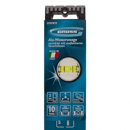 Gross Уровень алюминиевый, 800 мм, усиленный с ударопрочными заглушками, рукоятки, 3 глазка 34328