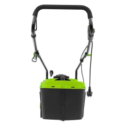 Сибртех Газонокосилка электрическая L1500, 1500 Вт, ширина 33 см, 5 уровней, пластиковый травосборник 35 л 96677