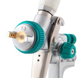 Stels Краскораспылитель AG 901 LVMP профессиональный, гравитационного типа, сопло 1.3 и 1.1 мм Stels 57365