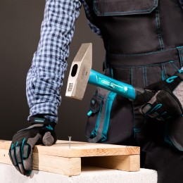 Gross Молоток слесарный, 800 г, квадратный боек, фибергласовая обрезиненная рукоятка 10278