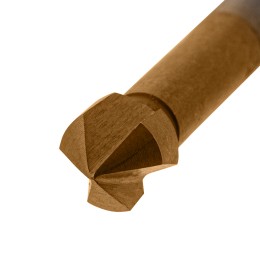 Denzel Зенковка конусная под М4, HSS, по металлу, цилиндрический хвостовик// 72302