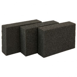 Matrix Губка для шлифования, 100 х 70 х 25 мм, средняя жестк, 3 шт, P 60/80, P 60/100, P 80/120 75710