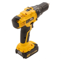 Denzel Дрель-шуруповерт аккумуляторная CDL-IB-12-02, Li-Ion, 12 В, 1.5 А*ч, 2 аккумулятора 26111