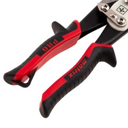 Matrix Ножницы по металлу, удлиненные, 290 мм, прямой рез, CrMo, двухкомпонентные обрезиненные рукоятки, PRO 78328