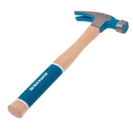 Gross Молоток-гвоздодер, 380 г, угол 75, магнит, обрезиненная рукоятка AMERICAN HICKORY // 10413