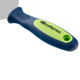 Сибртех Шпательная лопатка из нержавеющей стали, 120 мм, двухкомпонентная ручка 85527