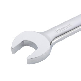 Gross Набор ключей комбинированных с трещоткой, 8-19 мм, 7 шт, шарнирные, CrV 14891