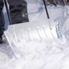 Движок для уборки снега оцинкованный, 750х420х1120 мм, усиленный, стальная рукоятка,Россия, Сибртех 61497