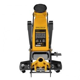 Denzel Домкрат гидравлический подкатной 3 т, с фиксатором, быстрый подъем, 135-480 мм, профессиональный 51138