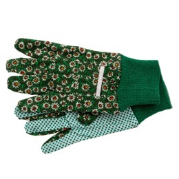 Palisad Перчатки садовые х/б ткань с ПВХ точкой, манжет, M 67762