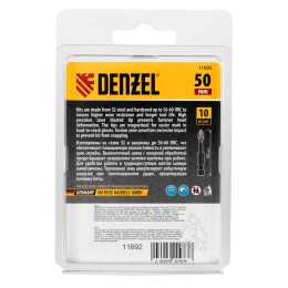 Denzel Бита IMPACT, PZ2x50 мм, лазерная обработка шлица, сталь S2, 10 шт., Е 6,3 11692