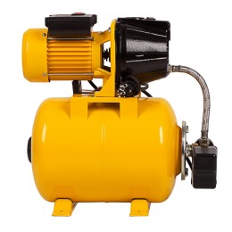 Denzel Насосная станция PS1100С, 1100 Вт, 4500 л/ч, ресивер 24 л, подъем 46 м, чугун 97215