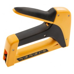 Denzel Степлер мебельный, пластиковый корпус, тип скобы: 13, 53, 300, 6-14 мм, 40210