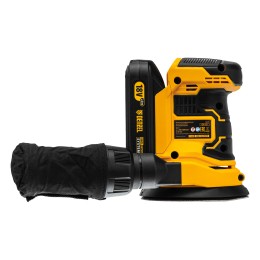 Denzel Машина шлифовальная эксцентриковая аккумуляторная COS-125, 18В Li-Ion 28470