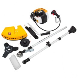 Denzel Триммер бензиновый DR-43S, 43 см3, разъемная штанга, состоит из 2 частей 96274