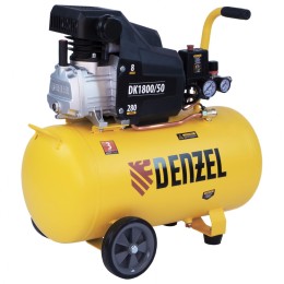 Denzel Компрессор воздушный DK1800/50, Х-PRO 1.8 кВт, 280л/мин, 50л 58068