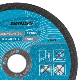 Gross Круг отрезной по металлу, 150 х 1.6 х 22.2 мм 74376