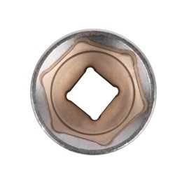 Matrix Головка торцевая, 30 мм, шестигранная, CrV, под квадрат 1/2, хромированная 13130