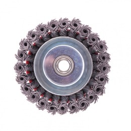 Matrix Щетка для УШМ, 100 мм, М14, "чашка", крученая проволока 0.8 мм 74623