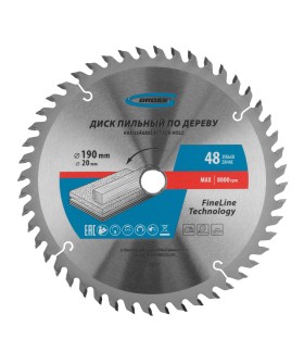 Gross Пильный диск по дереву 190 x 20/16 x 48Т 73317
