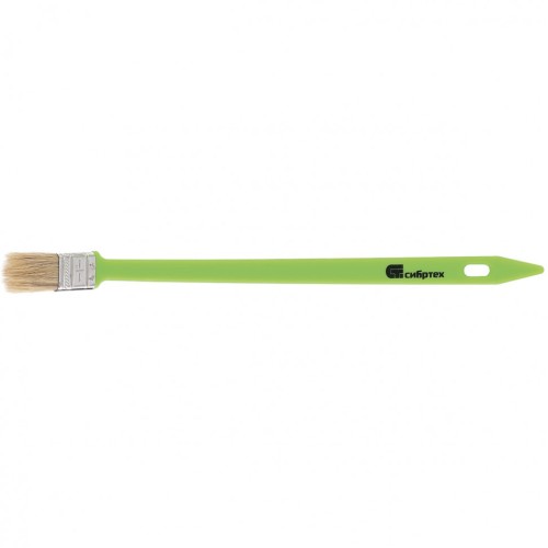 Кисть радиаторная 25 мм, натуральная щетина, пластиковая ручка Сибртех 83855