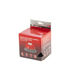 Matrix Щетка для УШМ, 75 мм, М14, "чашка", крученая проволока 0.35 мм 74614