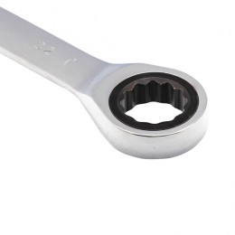 Matrix Ключ комбинированный трещоточный, 32 мм, CrV, зеркальный хром 14818