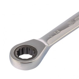 Matrix Ключ накидной трещоточный, 14 x 17 мм, CrV, зеркальный хром 14509