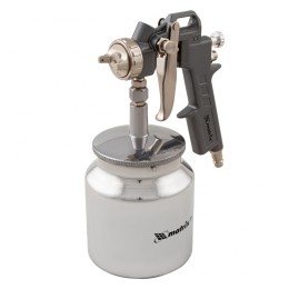 Matrix Краскораспылитель пневматический с нижним бачком V 0.75 л, сопло D 1.2, 1.5 и 1.8 мм 57317