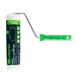 Сибртех Валик Работы с древесиной , 250 мм, ворс 12 мм, D 48 мм, D ручки 8 мм, микроволокно 80183