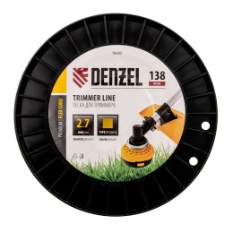 Denzel Леска для триммера квадрат, 2,7м х 138м, на DIN катушке FLEX CORD 96293