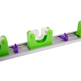 Palisad Алюминиевый настенный держатель для садово - огородного инструмента, 3 ячейки, 3 крюка, 68303