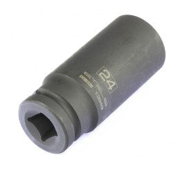 Stels Головка ударная удлиненная шестигранная, 24 мм, 1/2, CrMo 13949