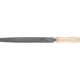 Сибртех Напильник плоский, 250 мм, деревянная ручка 16229