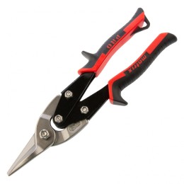 Matrix Ножницы по металлу, 250 мм, прямой рез, сталь CRMO, двухкомпонентные рукоятки, PRO 78322