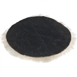 Matrix Насадка полировальная "под липучку", 180 мм, натуральная шерсть 75954