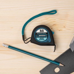 Gross Рулетка "Ergonomisch",3 м x 16 мм,магнитный обрезиненный зацеп 31101