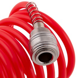 Matrix Шланг спиральный воздушный, 10 м, с быстросъемными соединениями 57004